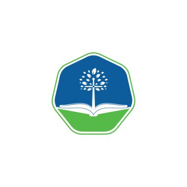 İncil Haçı Kilise Logosu Tasarımı. İncil Kilisesi logosu