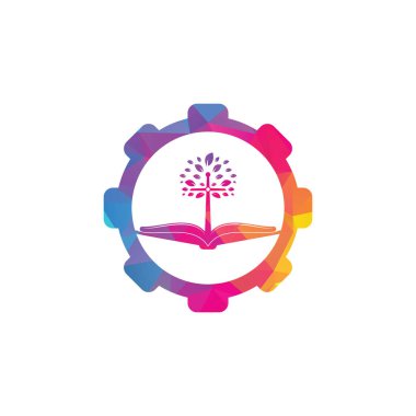 İncil kilisesi ağaç teçhizatı konsept logo tasarımı. İncil Haçı Kilise Logosu Tasarımı