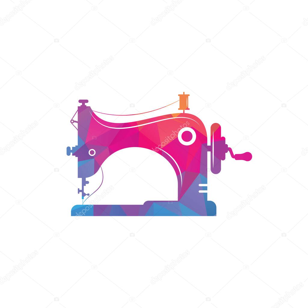 Manual sew machine icon. Simple illustration of manual sew machine icon for web design isolated on white background.