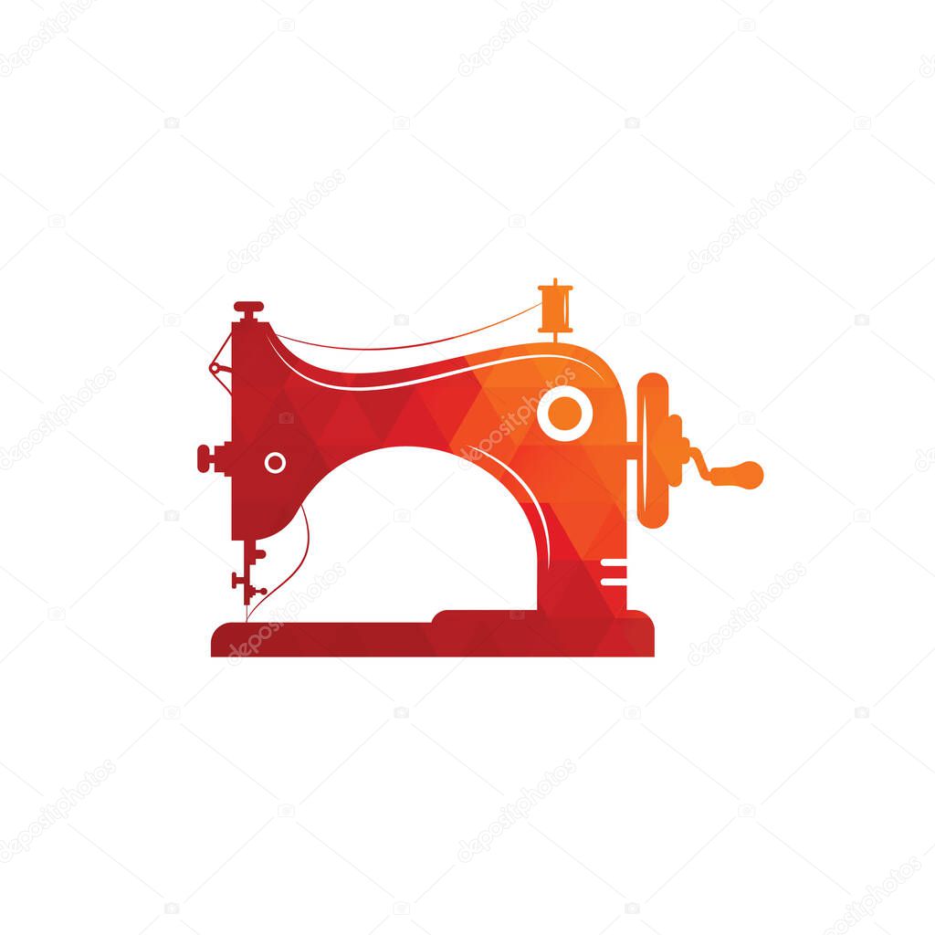 Manual sew machine icon. Simple illustration of manual sew machine icon for web design isolated on white background.