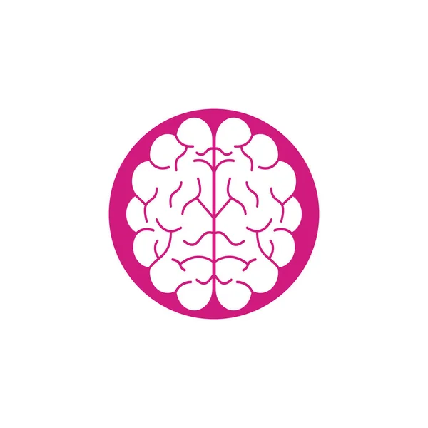 Creative Brain Logo Design Brainstorm Power Thinking Brain Logotype Icon — Stock Vector