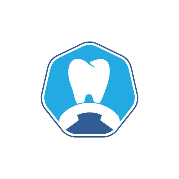 Nennen Sie Dental Logo Design Vorlage Dentalruf Logo Design Ikone — Stockvektor