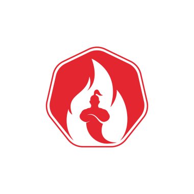 Cin logo tasarım şablonunu ateşle.