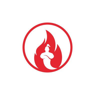 Cin logo tasarım şablonunu ateşle.