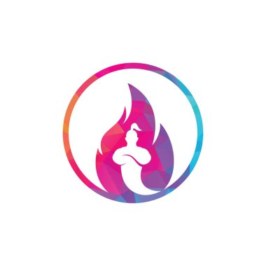 Cin logo tasarım şablonunu ateşle.