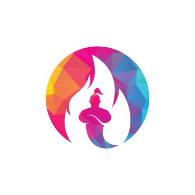 Cin logo tasarım şablonunu ateşle.