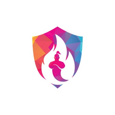 Cin logo tasarım şablonunu ateşle.