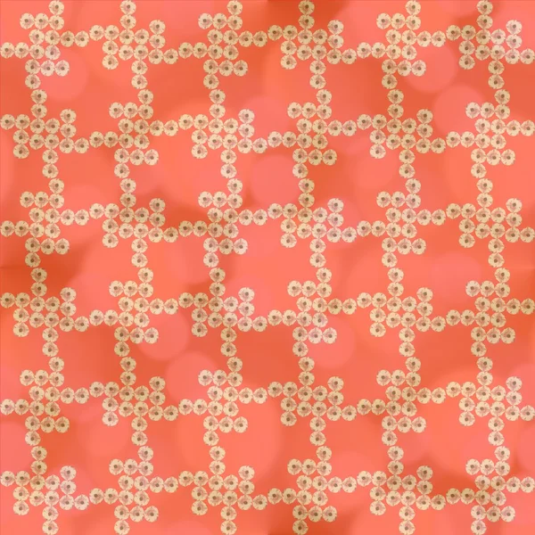 Mallow tileable mosaic decorative seamless background — Stock Photo, Image