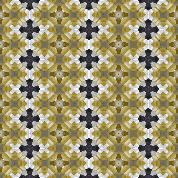 Abstract tileable seamless regular ornamental mosaic pattern — Stock Photo, Image