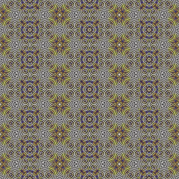 Abstract tileable seamless regular ornamental mosaic pattern — Stock Photo, Image