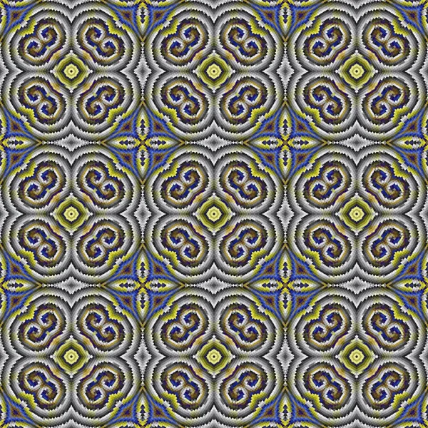 Abstrato tileable padrão de mosaico ornamental regular sem costura — Fotografia de Stock