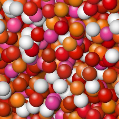 Sıcak renk topları arka plan