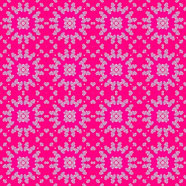 Hearts pattern on pink background — Stock Photo, Image