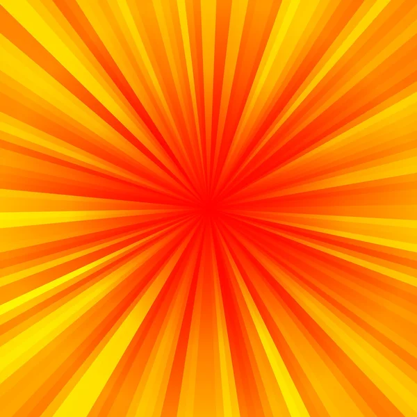 Warm regular rays centralized background — Stock Photo, Image