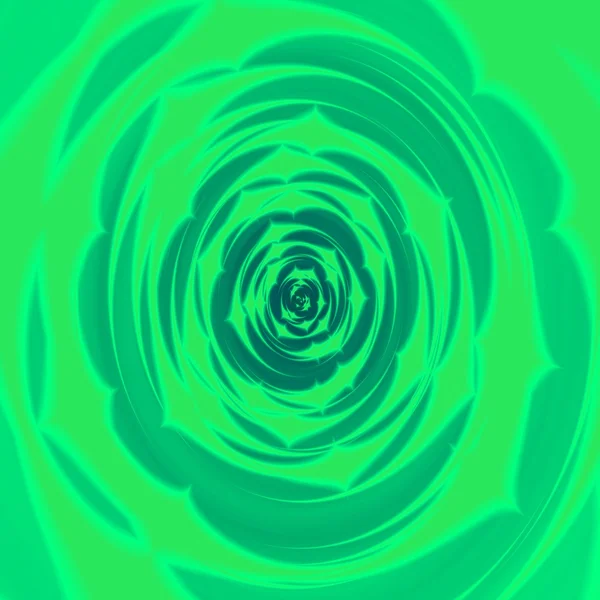 Abstract green fractal background like green leafy rosette — Stock Photo, Image