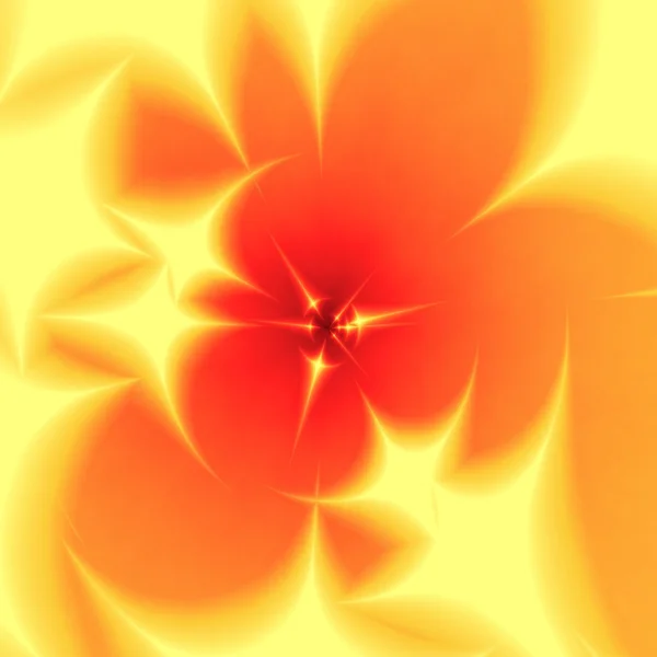 Resumen borroso amarillo naranja fractal fondo — Foto de Stock