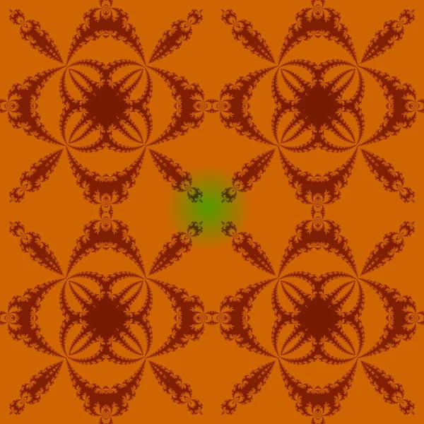 Abstract fractal seamless regular mosaic pattern — Stock Photo, Image