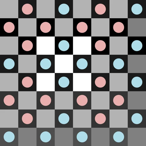 Soyut mavi pembe gri puantiyeli op sanat arka plan