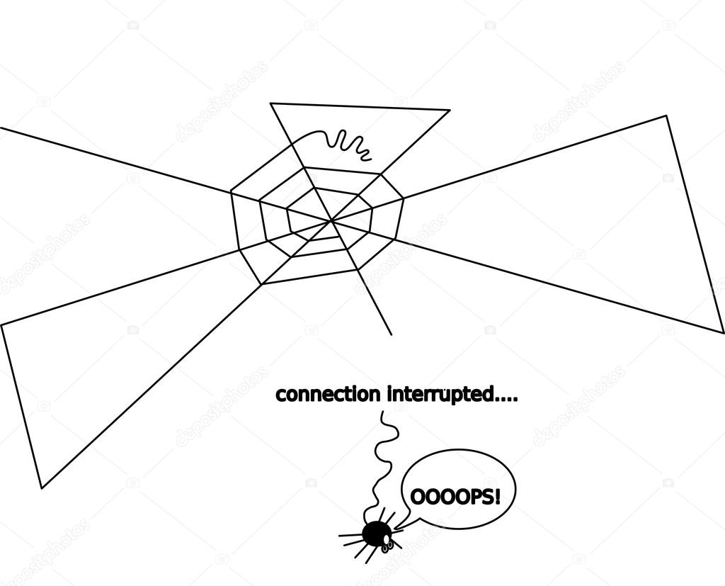 Spider fell from the network - connection is interrupted