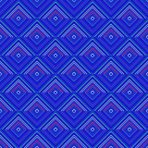 Blue decorative tile able pattern — Stock Photo, Image