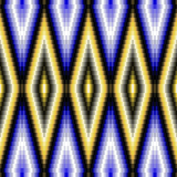Patrón de mosaico decorativo abstracto compuesto por pequeñas baldosas angulares — Archivo Imágenes Vectoriales