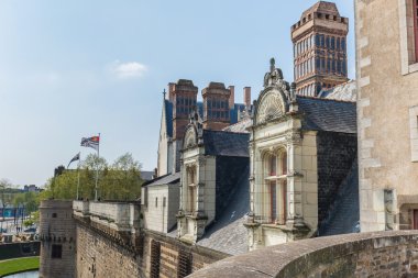 Breton castle. Nantes. Fransa
