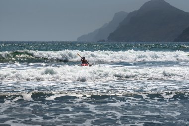 Akdeniz'in kayık. İspanya.