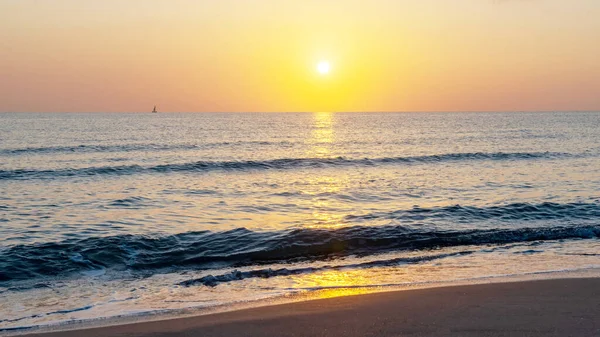 Sunrise Mediterranean Sea Manga Del Mar Menor Spain — Stock Photo, Image