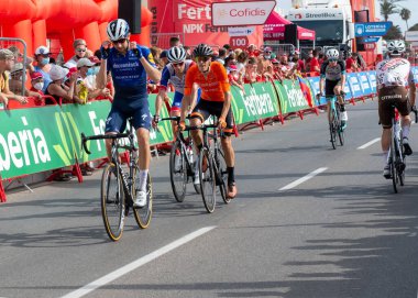 Bisiklet yarışması finalleri, La Manga Del Mar Menor, Murcia, İspanya, 21 Ağustos 2021