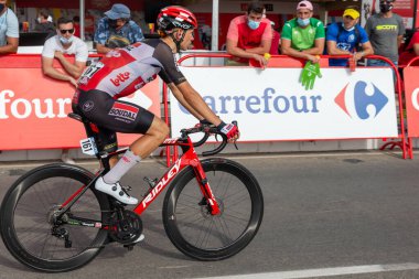 Bisiklet yarışması finalleri, La Manga Del Mar Menor, Murcia, İspanya, 21 Ağustos 2021