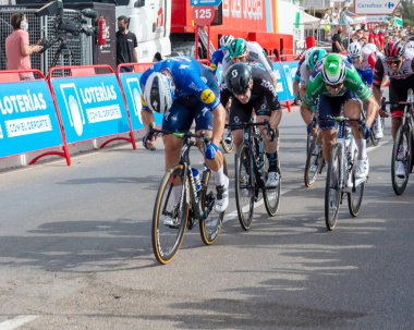 Bisiklet yarışması finalleri, La Manga Del Mar Menor, Murcia, İspanya, 21 Ağustos 2021