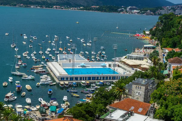 Montenegro, Herceg Novi, agosto 201 — Foto de Stock