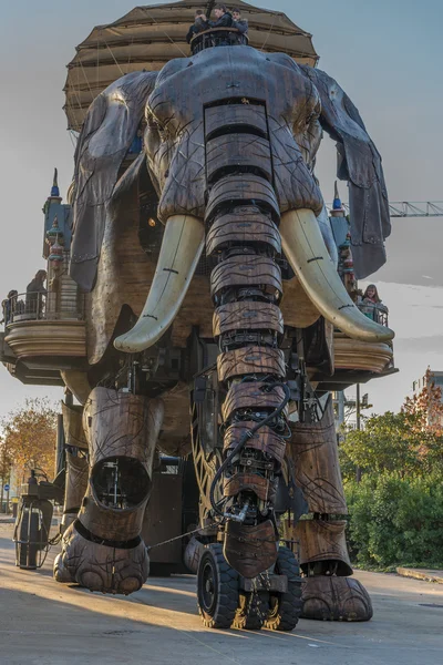 "Gran Elefante ", Nantes, Francia, noviembre 2014 . Imagen De Stock