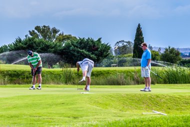Araba sahası golf sahası. Güney Afrika, Kasım 2014.