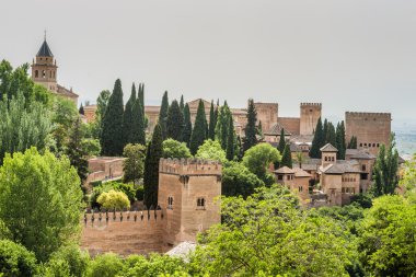 Alhambra, granada, İspanya