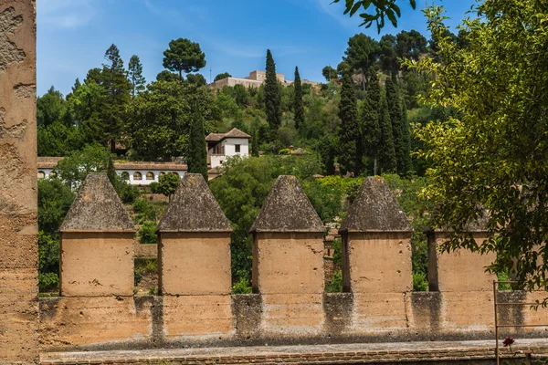 Palatset Alhambra Granada Spanien Maj 2015 — Stockfoto