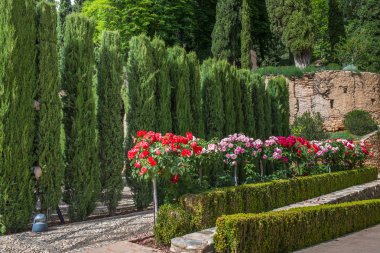 Sarayı Alhambra, Granada, İspanya. 18 Mayıs 2015