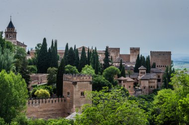 Sarayı Alhambra, Granada, İspanya. 18 Mayıs 2015