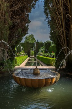 Sarayı Alhambra, Granada, İspanya. 18 Mayıs 2015