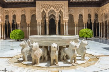 Alhambra, granada, İspanya