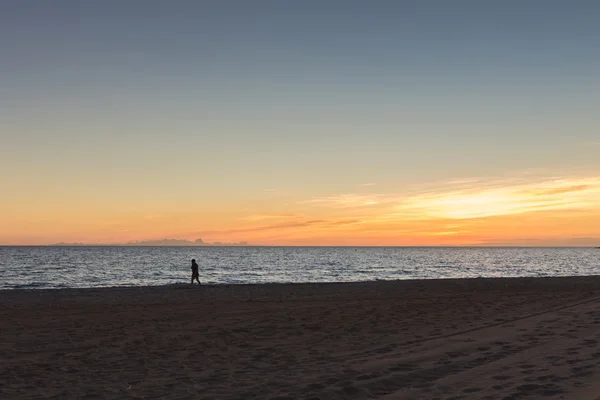 All'alba. Mar Mediterraneo. Spagna . — Foto Stock