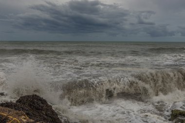 Akdeniz fırtınası. İspanya.