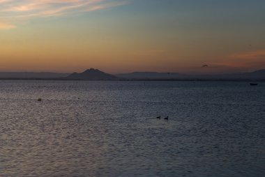 Sunset bulvarında Akdeniz. İspanya.