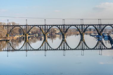 Şehrin manzarası. Dnepropetrovsk. Ukrayna.