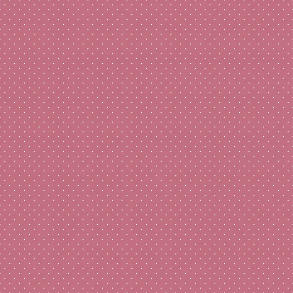 Polka Dot Naadloos Patroon Witte Stippen Roze Achtergrond Textuur Voor — Stockvector