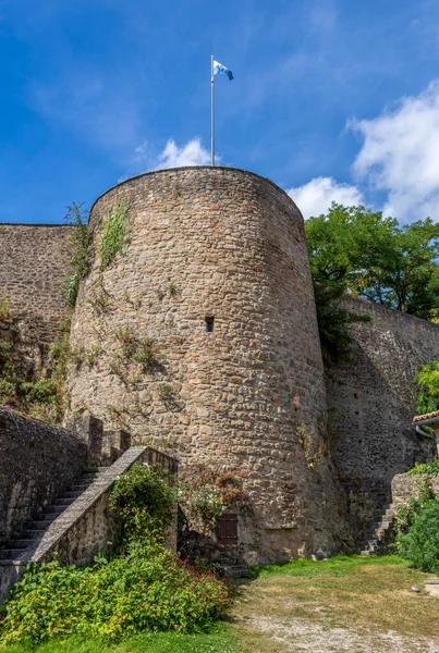 Starożytne Mury Obronne Francji Partenaj — Zdjęcie stockowe