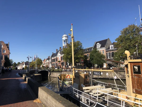 Miasto Dokkum Friesland Holandia — Zdjęcie stockowe
