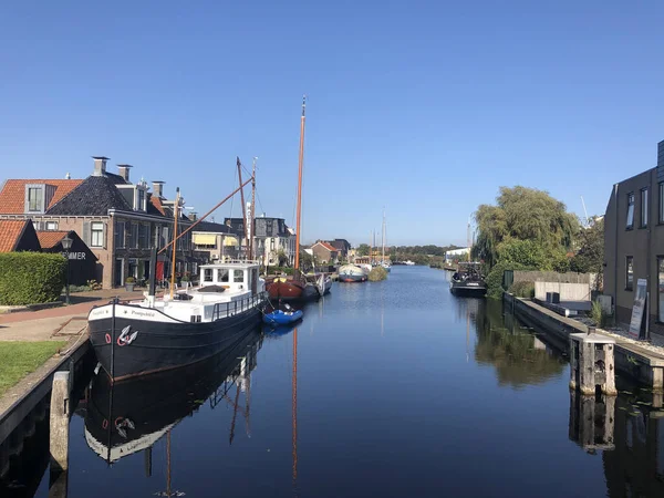 Canal Lemmer Frisia Países Bajos — Foto de Stock