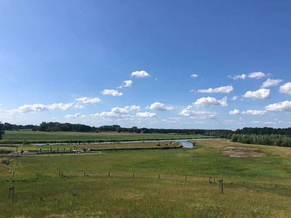 Río Vecht Alrededor Diffelen Overijssel Países Bajos — Foto de Stock