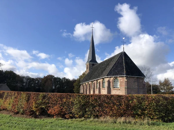 Chiesa Nijeholtpade Frisia Paesi Bassi — Foto Stock